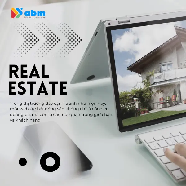 ABM Digital chuyên thiết kế website bất động sản giá rẻ
