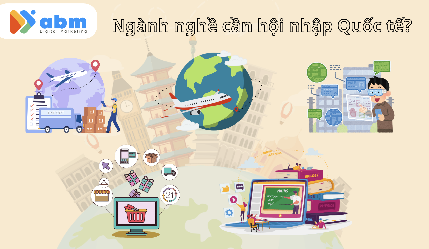 Đa số các ngành nghề hiện nay đều cần hội nhập quốc tế