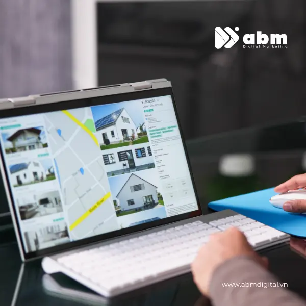 Thiết kế web bđs đơn giản, giá rẻ với ABM Digital