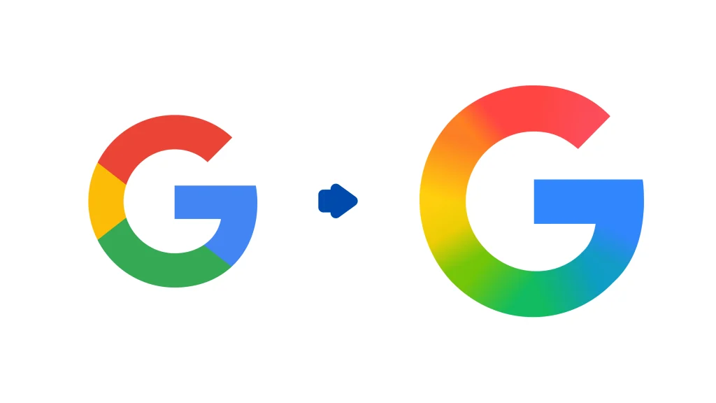 google thay đổi logo